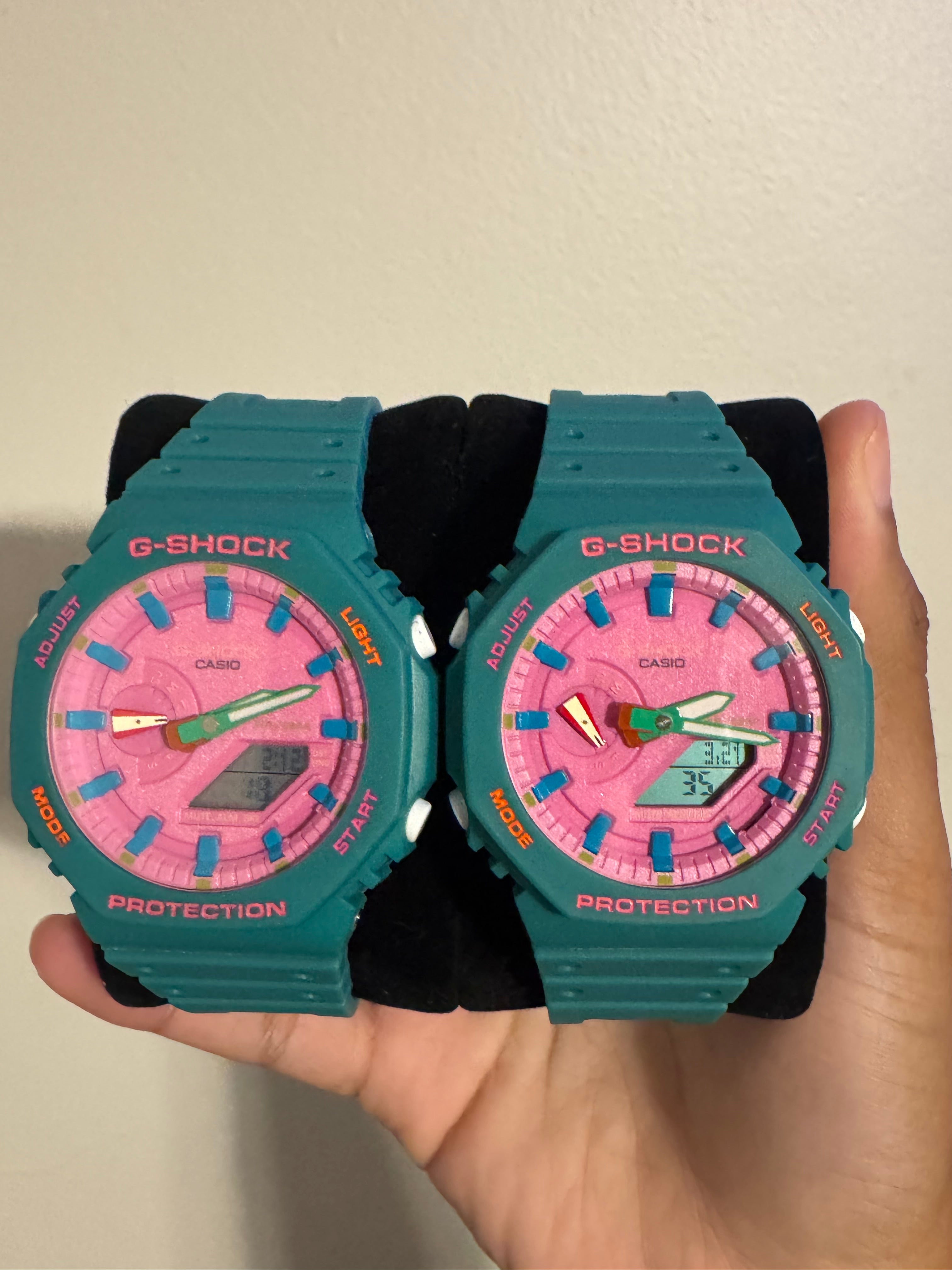Teal and Pink Ga 2100