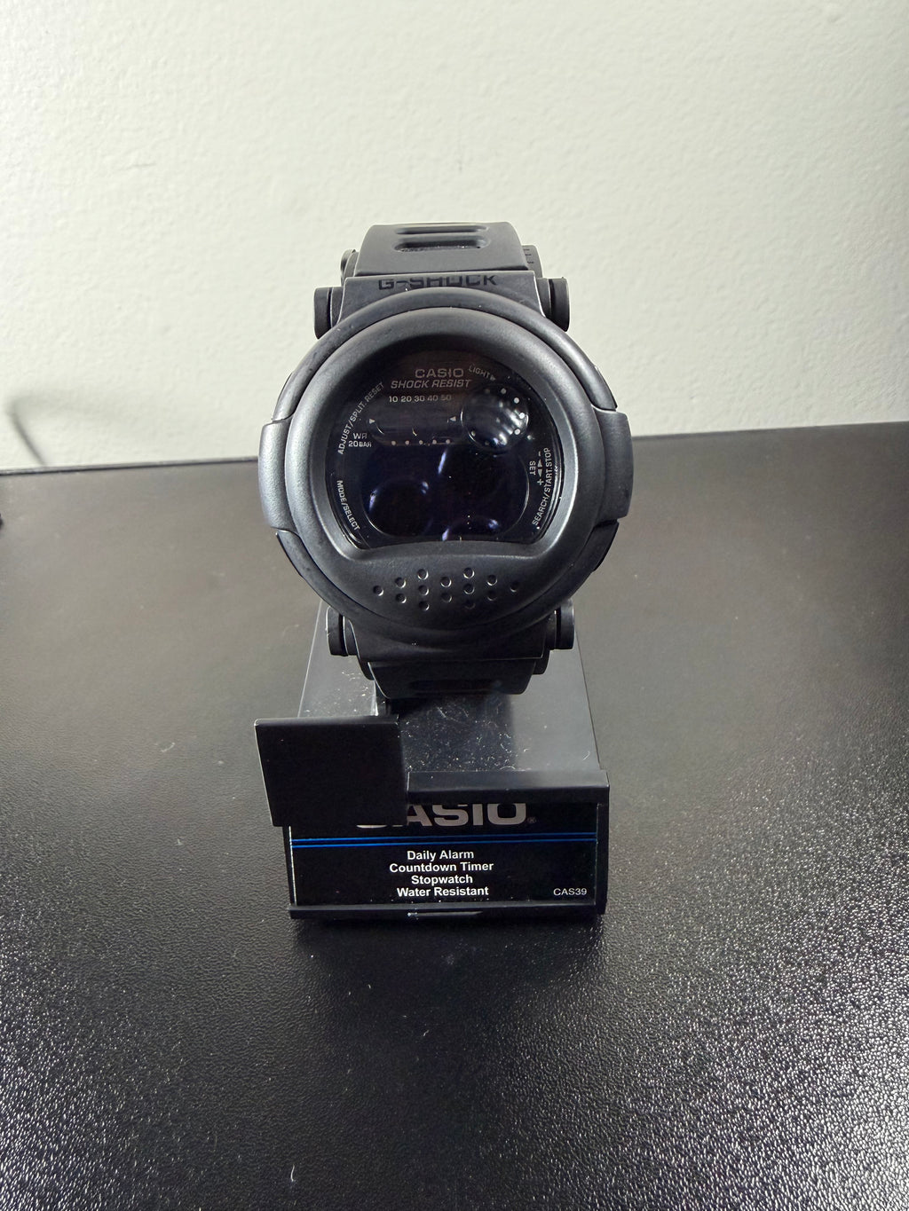 🌟 G-SHOCK G-001-1A “JASON” - BLACK 🖤