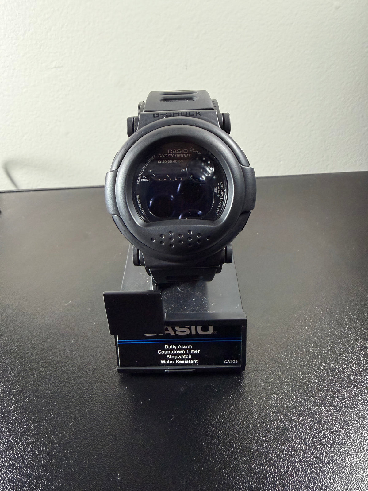 🌟 G-SHOCK G-001-1A “JASON” - BLACK 🖤