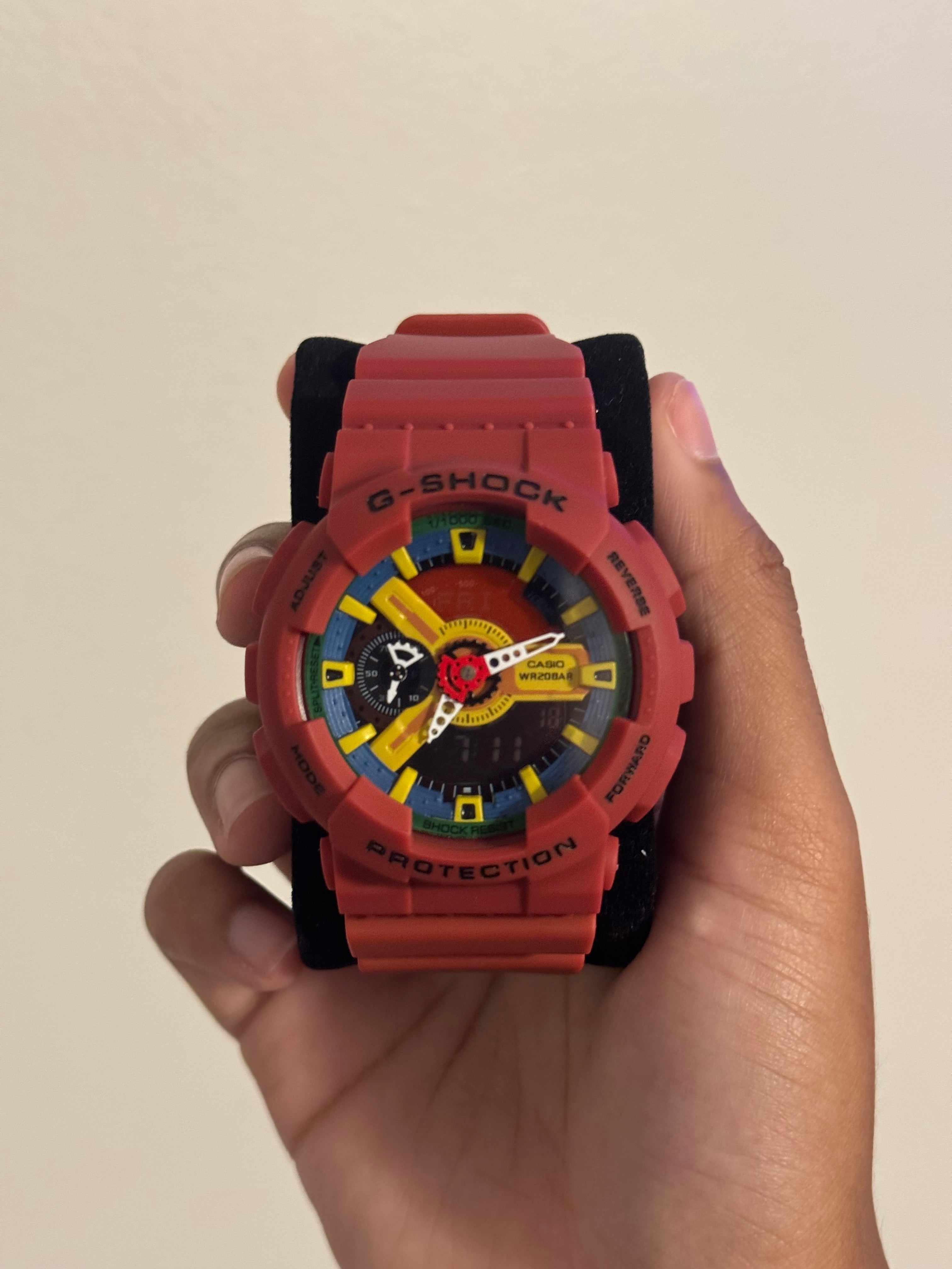 G-SHOCK GA-110 - RED MULTI