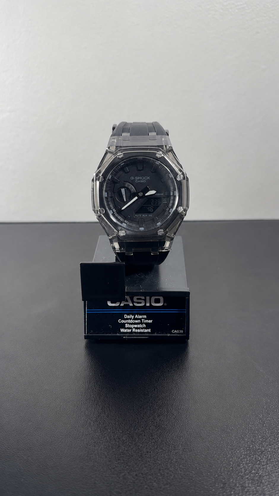 Black w clear bezel