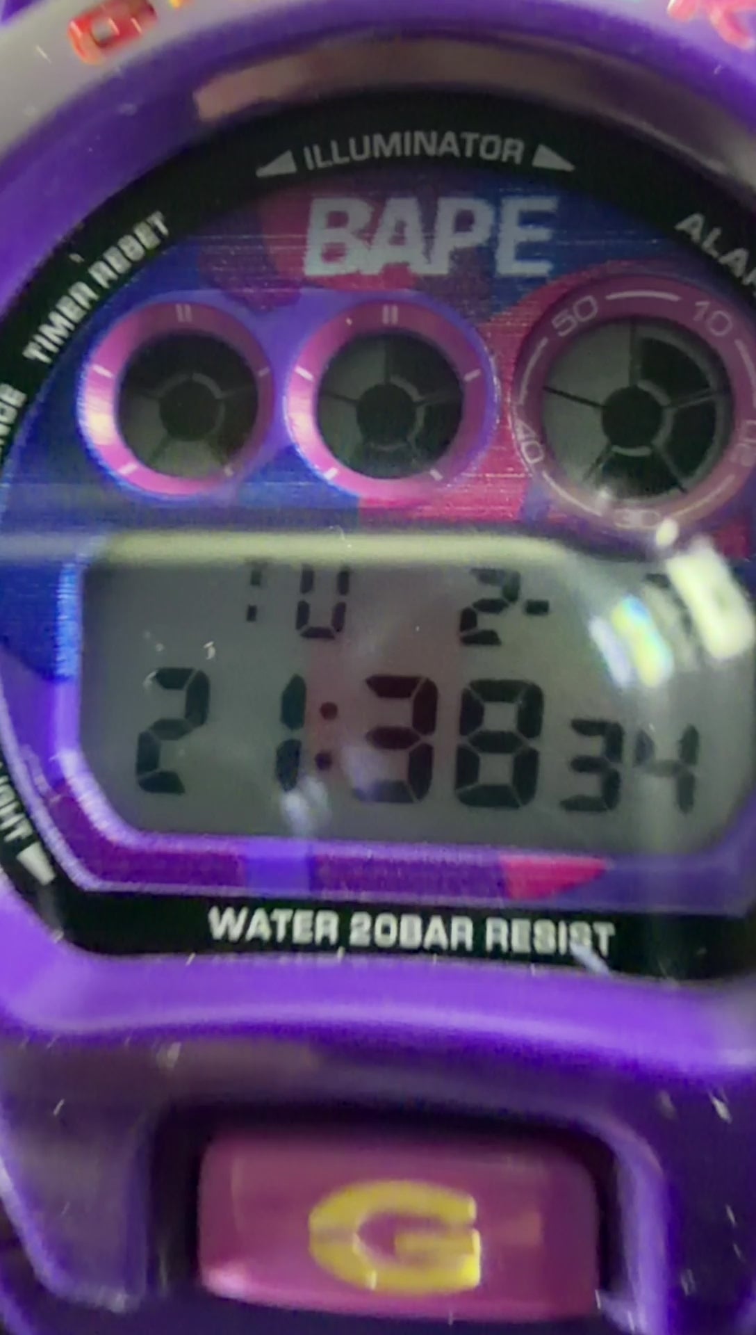 🌟 BAPE x G-SHOCK DW-6900 - PURPLE 💜