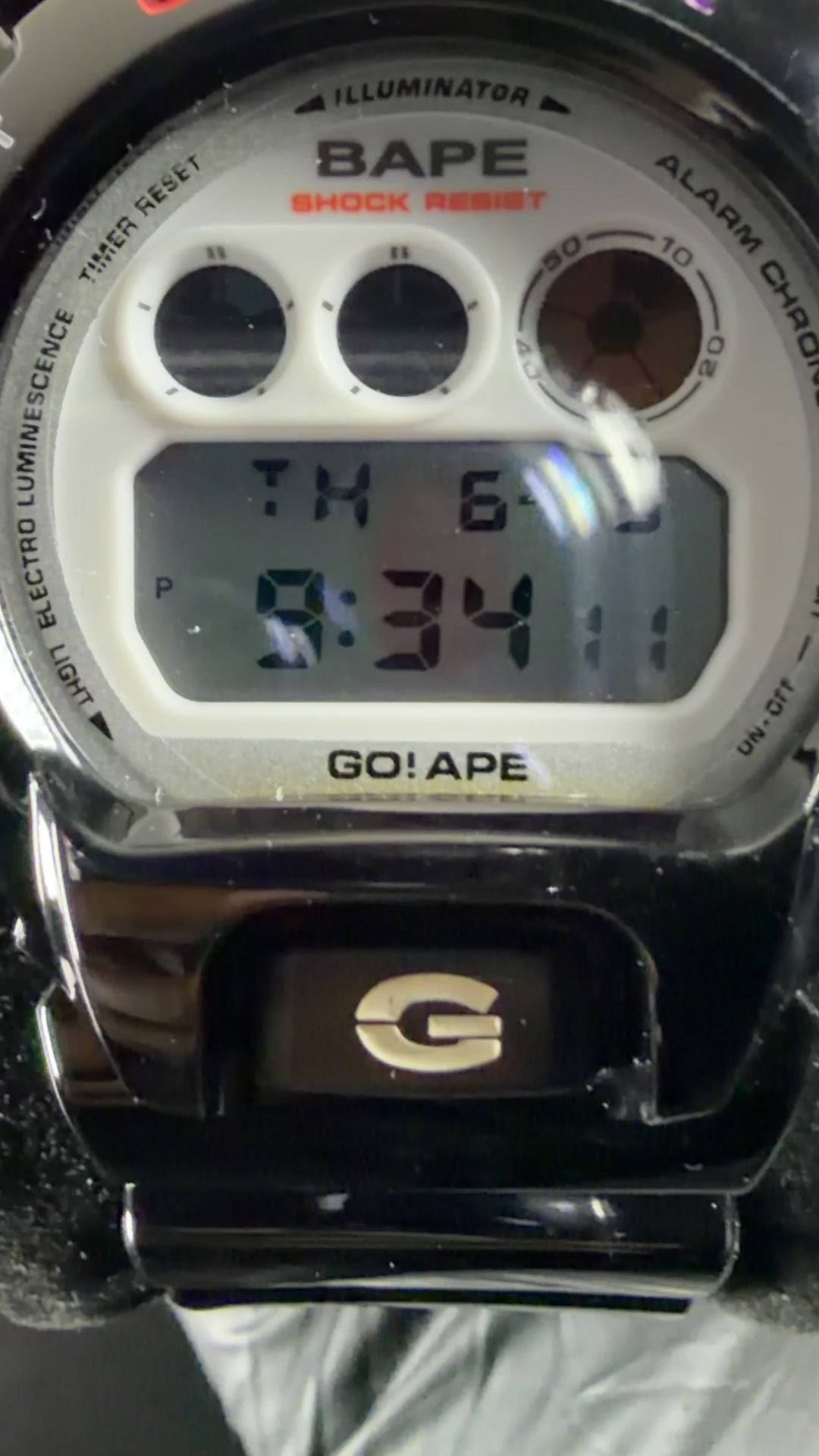 🌟 BAPE x G-SHOCK DW-6900 - BLACK 🖤