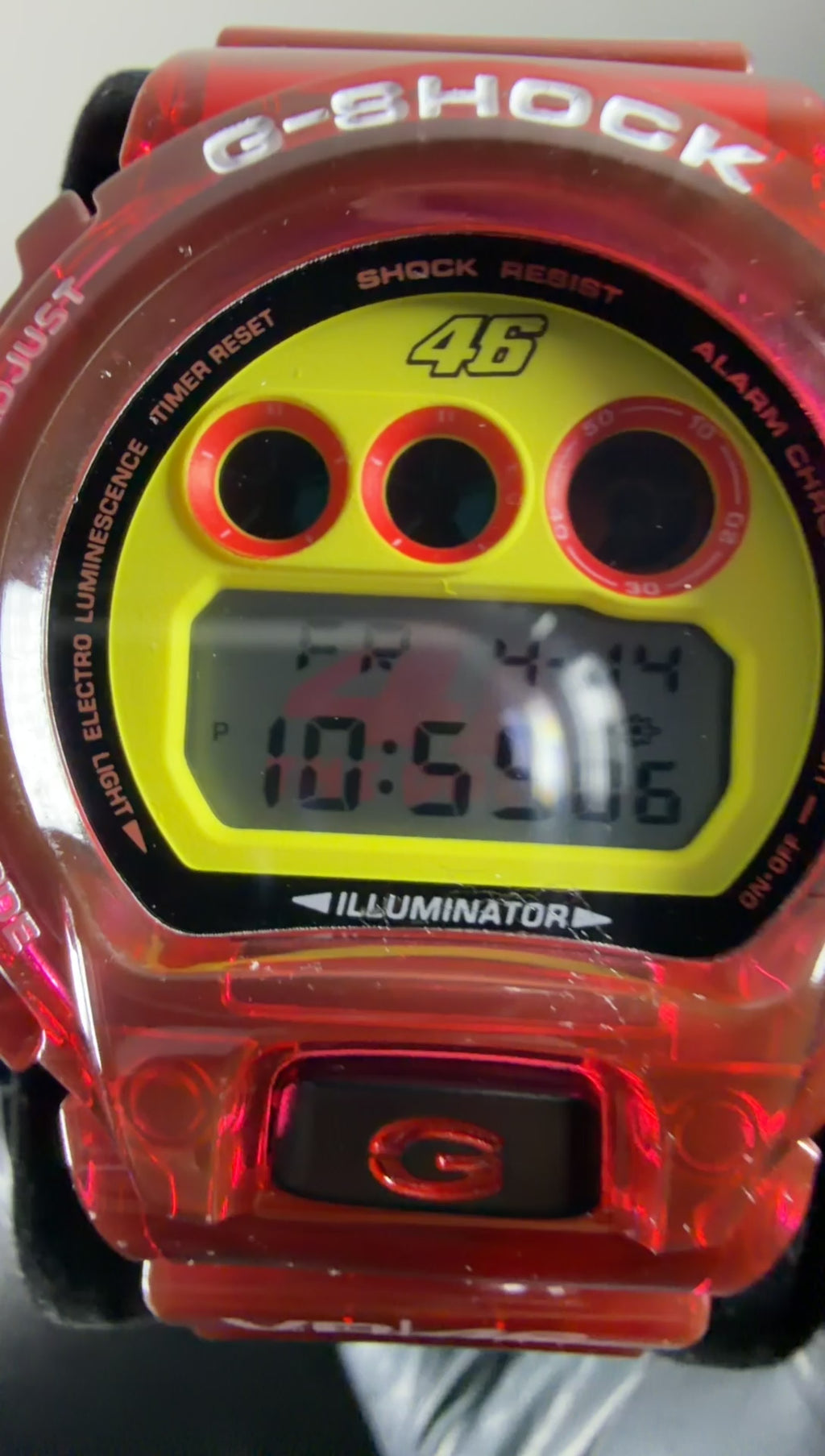 🌟 G-SHOCK DW-6900 - TRANSLUCENT RED ❤️