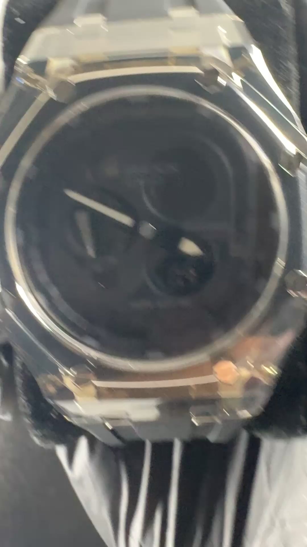 Black w clear bezel